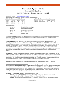 VVC * SPRING 2016 * math