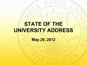 student success fee - California State University, Los Angeles