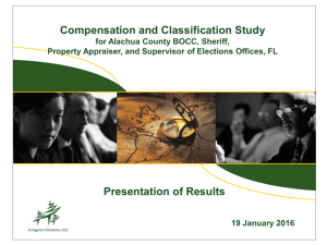 Alachua County Presentation of Results 11916