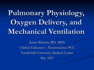 Pulmonary Considerations in Neurological Care Patients