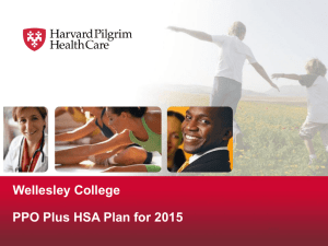 PPO Plus HSA Plan - Wellesley College