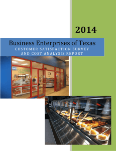 Cost Analysis Report - Texas Department of Assistive and