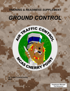1. Tower Ground Control. - MCAS Cherry Point Air Traffic Control