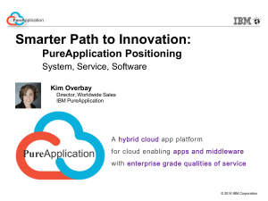 PureApplication Positioning