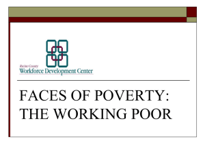 Alice Oliver on issues involving the working poor.