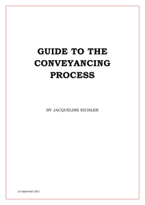Conveyancing Guide - Q&A