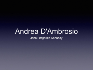 Andrea D'Ambrosio - Liceo Classico D'Annunzio Pescara