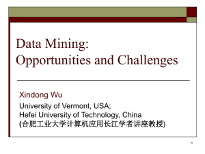 10 Challenging Problems in Data Mining Research