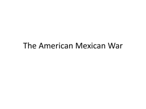 The American Mexican War