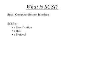 What is SCSI?