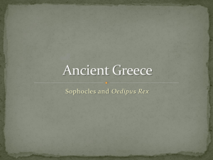 Sophocles and Oedipus Rex Introduction
