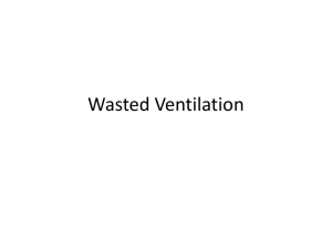 Wasted Ventilation - Respiratory Therapy Files