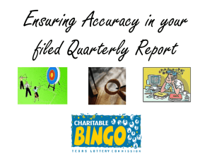 Ensuring Accuracy in your filed Quarterly Report