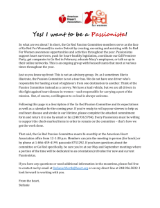 2015-16 Go Red Passion Committee Commitment Form