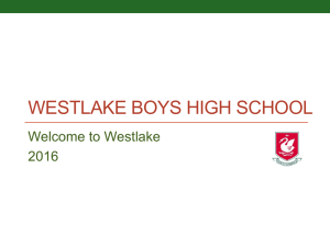 Welcome to Westlake Evening 2016