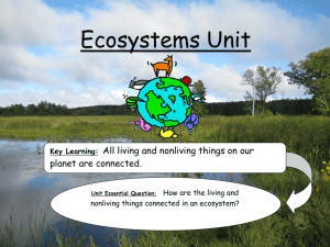 Ecosystems Unit - Brandywine School District