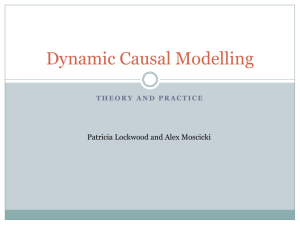 Dynamic Causality Modelling