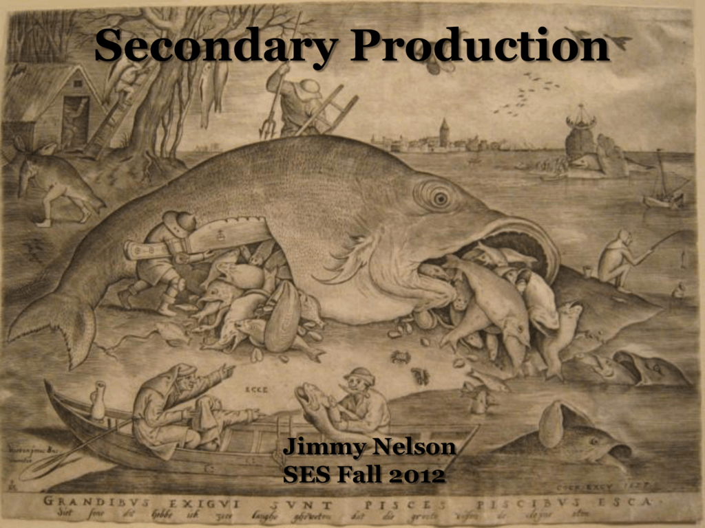 secondary production definition