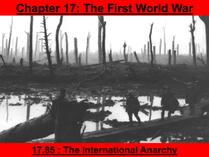 Chapter 17: The First World War 17.85 : The International Anarchy