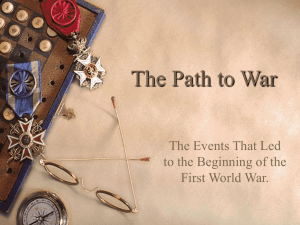The Path to War