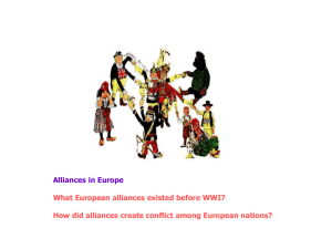 ww1 alliances maps powerpoint