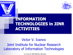 JINR networking and computing