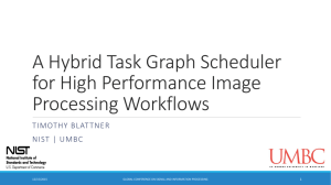 A Hybrid Task Graph Scheduler for High Performance