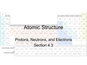 Atomic structure