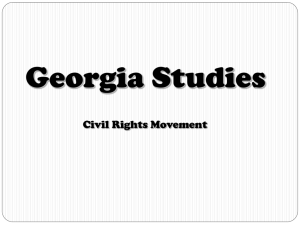 Segregation and Civil Rights 2012 2013 - Mrs. Carnes