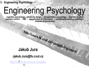 Engineering psychology?