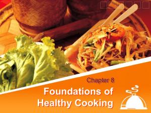 Foundations of Healthy Cooking