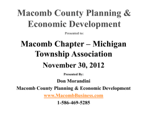 Macomb Chapter Michigan Township Association