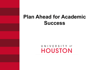 Navigating the Academic Planner