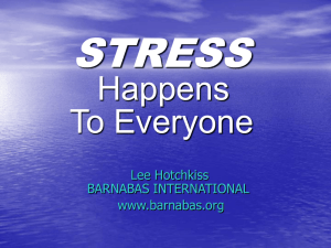 Stress Cycle - Barnabas International