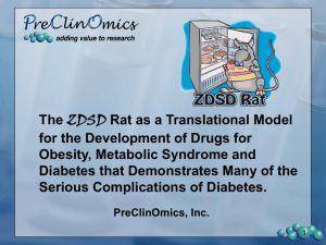 The ZDSD Rat - PreClinOmics