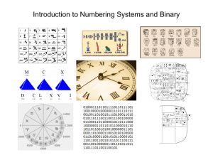 Numbering Systems PowerPoint