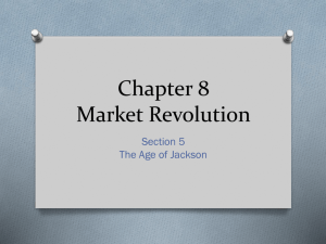 Chapter 8 Market Revolution