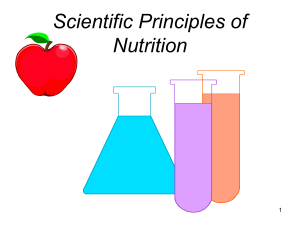 Scientific Principles of Nutrition Elizabeth Babson, RD