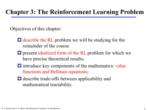 The Reinforcement Learning Problem