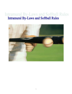 Intramural By laws