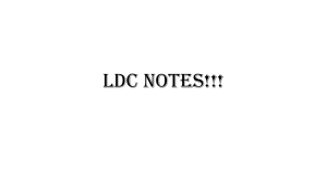 LDC Notes!!! - WordPress.com
