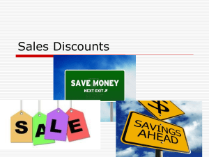 8. sales and purchase discounts