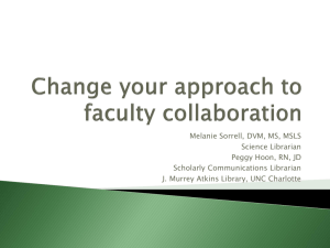 Change Your Approach to Faculty Collaboration