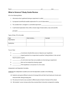 What is Science Study Guide Review
