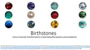 Birthstones - comelearnmore