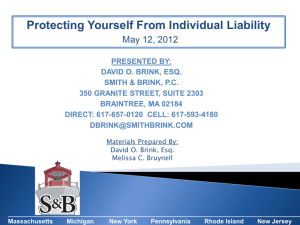personal liability - New England Association of Insurance Fraud