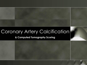 Coronary Artery Calcification