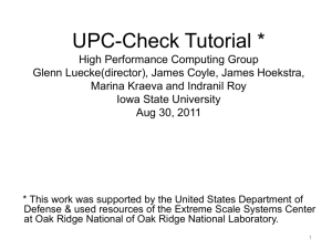 Power Point Tutorial on UPC-CHECK