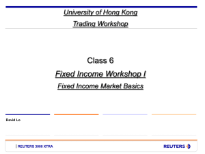 Class 6 -Fixed Income Workshop I