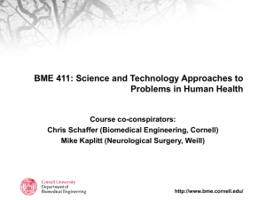 BME 411 - Department of Surgery | Weill Cornell Medical College